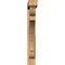 Ekena Millwork Olympic Block Smooth Bracket w/ Offset Brace, Western Red Cedar, 5 1/2"W x 34"D x 42"H BKT0604X34X42OLY05SWR - alternate 3